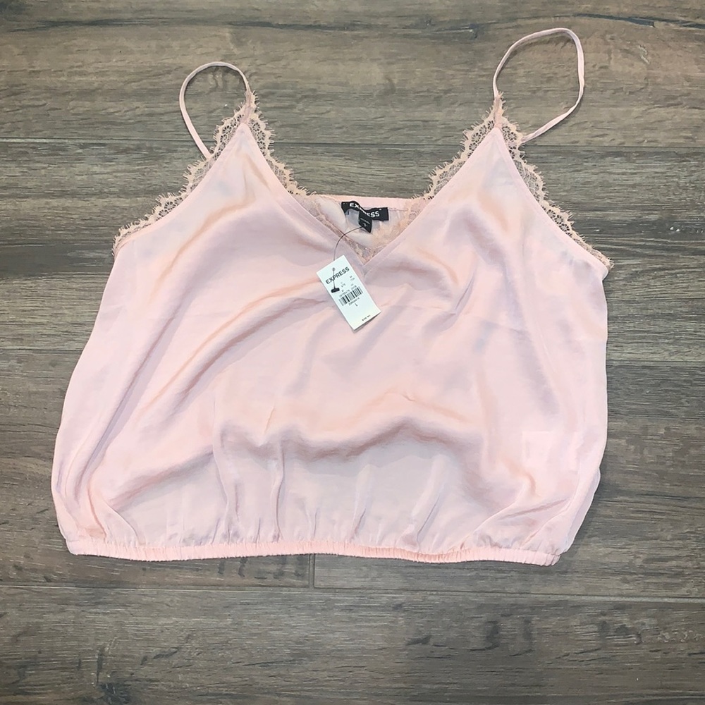 Express Lace Trim VNeck Cami